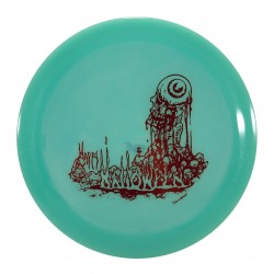 Millennium/Hyzerbomb Sabot - Recon Color Glow Flat Top - Limited Edition - Blood Mountain