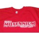 Millennium T-Shirt - Vintage Ultra Thin Cotton Red - Men's Millennium T-Shirt - Vintage Ultra Thin Cotton Red - Men's